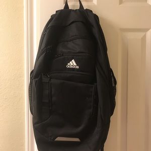 black adidas backpack